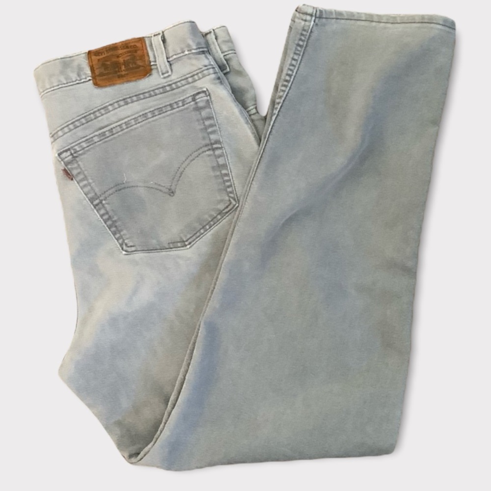 VINTAGE Brown Tab 540 Signature Flex Gray Stretch Levi’s Jeans Men’s Size 38x32